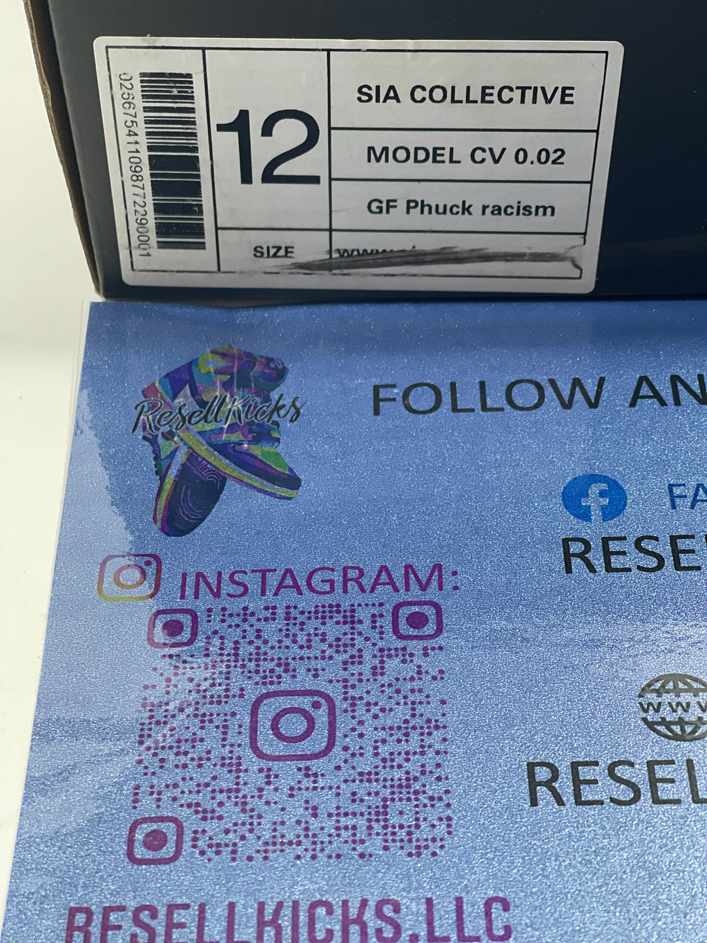 NEW SIZE 12 MENS - SIA COLLECTIVE "GEORGE FLOYD PHUCK RACISM"