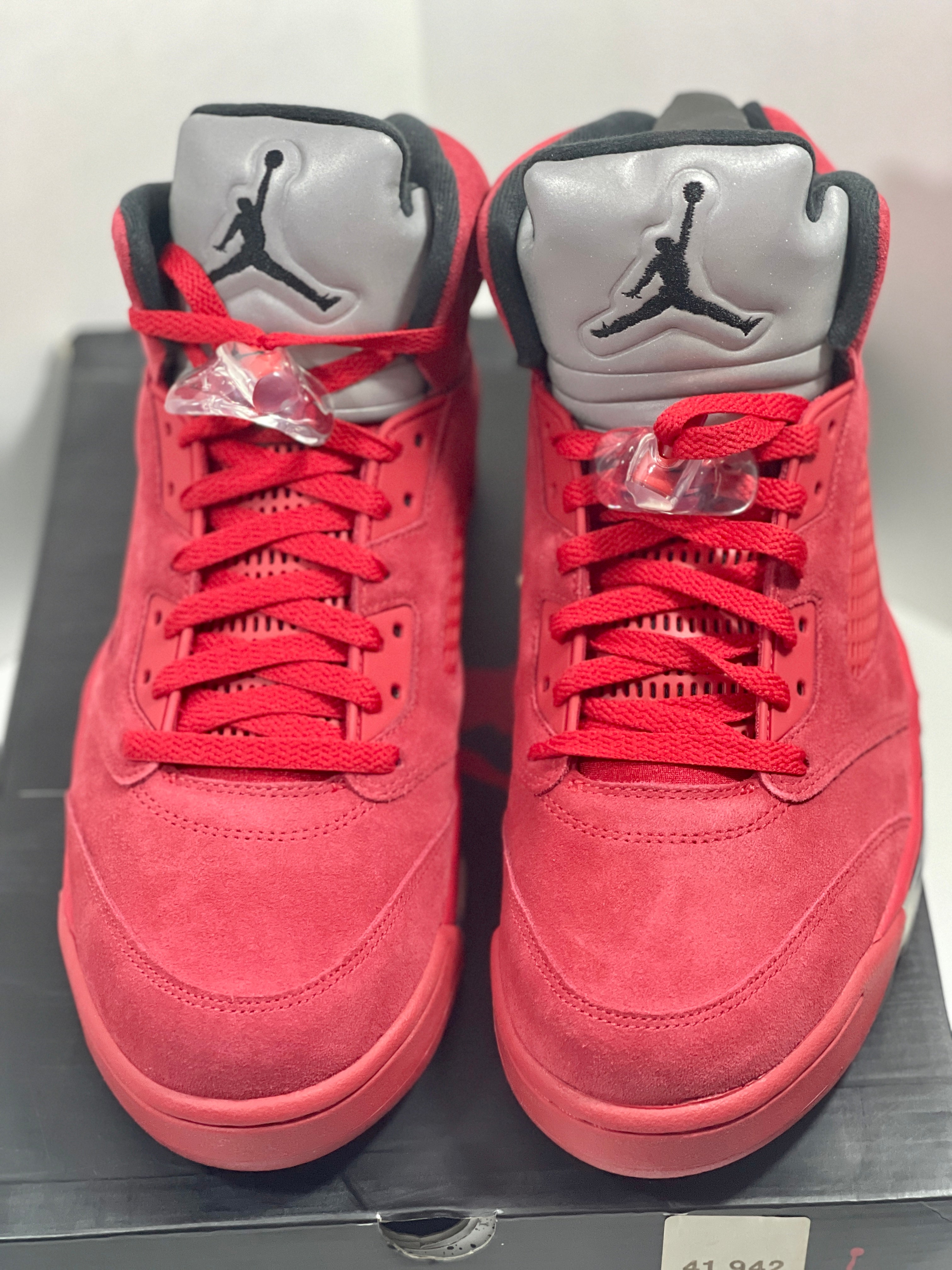 NEW SIZE 12 MENS - AIR JORDAN 5 RETRO "RED SUEDE" 2017