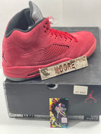 NEW SIZE 12 MENS - AIR JORDAN 5 RETRO "RED SUEDE" 2017