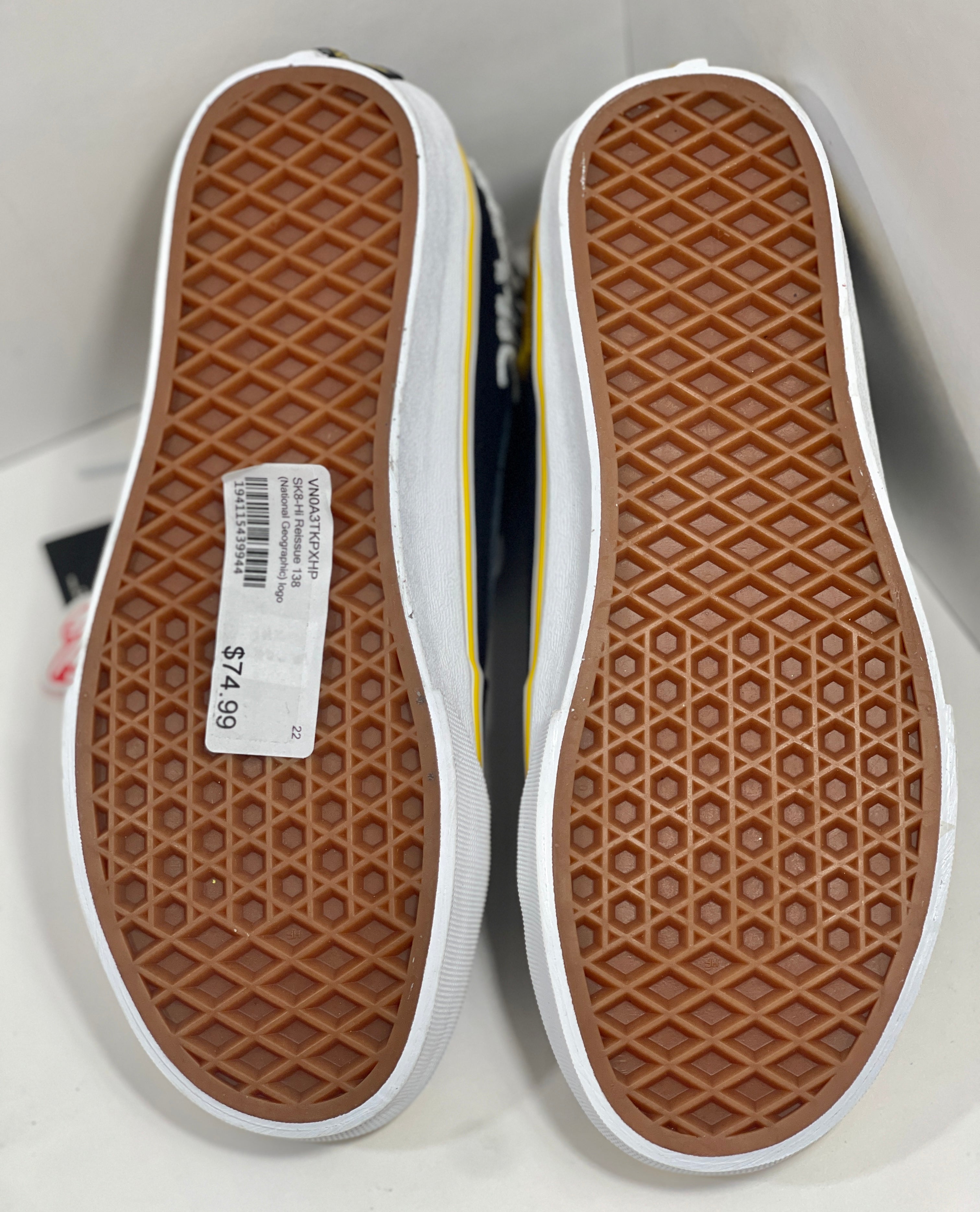 NEW SIZE 5 MENS - VANS SK8-HI "NATIONAL GEOGRAPHICS" 2020