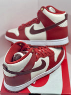 NEW SIZE 8.5 WOMENS - NIKE DUNK HIGH LXX "CINNABAR" 2022