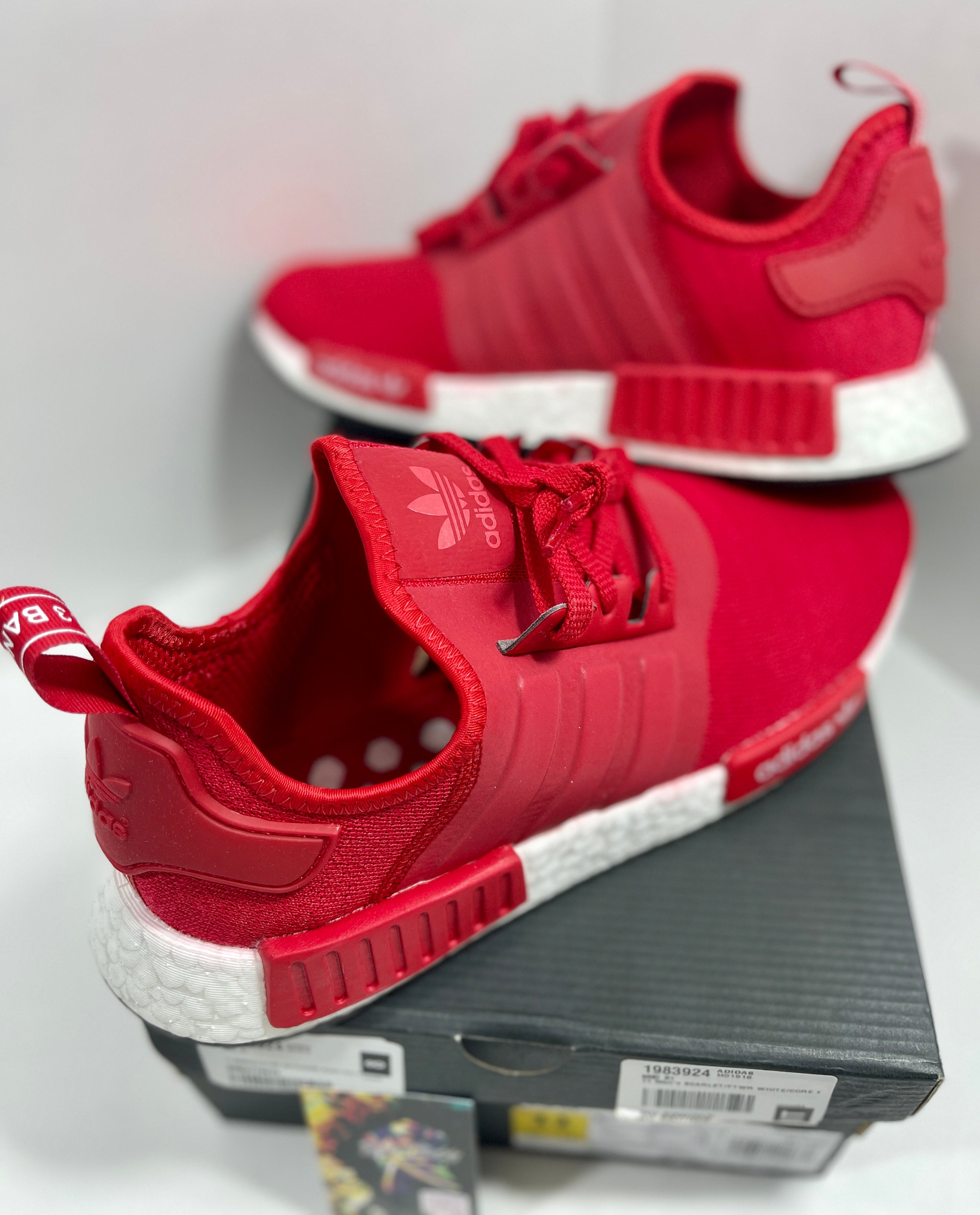 NEW SIZE 11 MENS - ADIDAS NMD_R1 "SCARLET" 2021