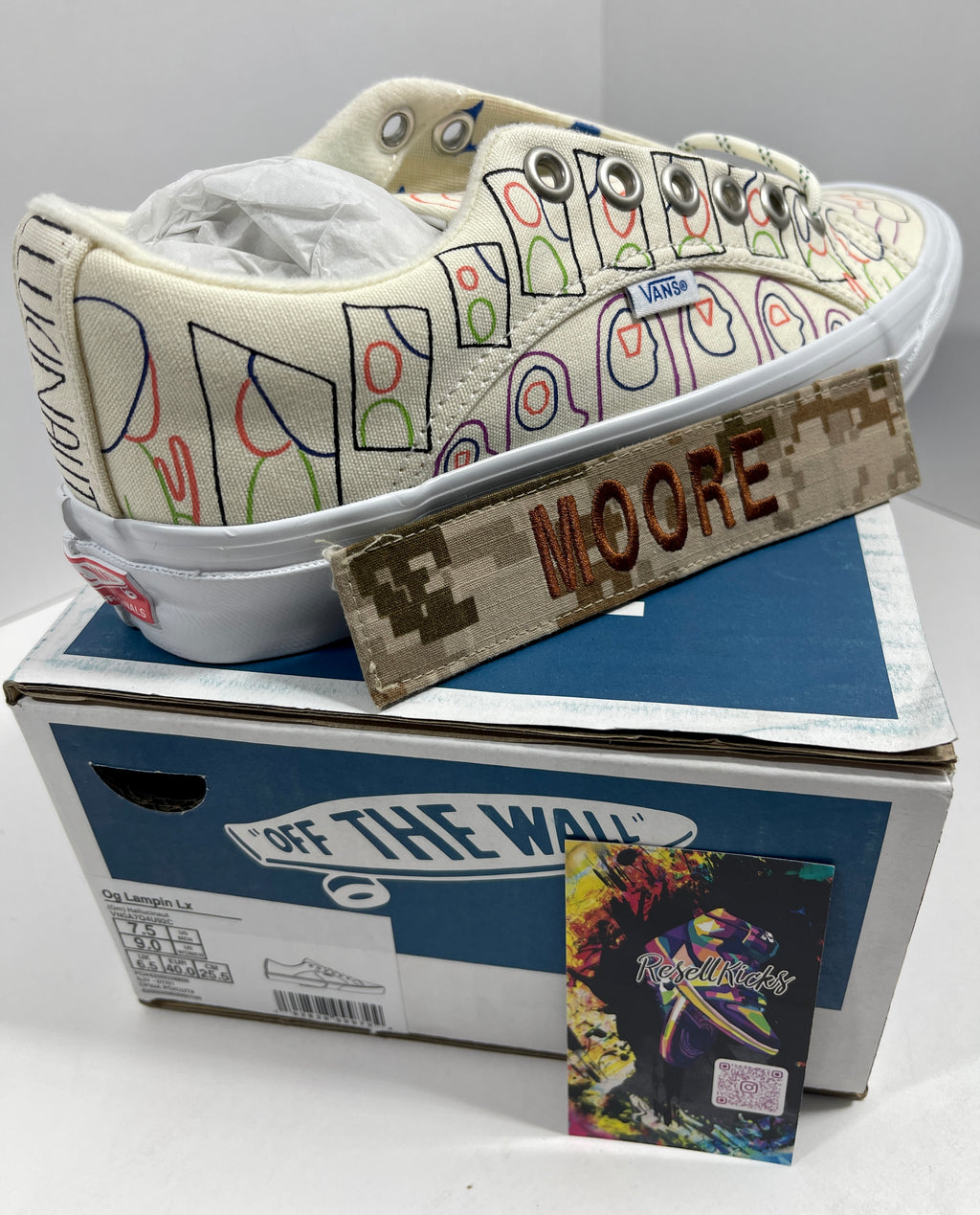 NEW SIZE 7.5 MENS - VANS VAULT OG LAMPKIN LX "GEOFF MCFETRIDGE HALLUCINAUT" 2021