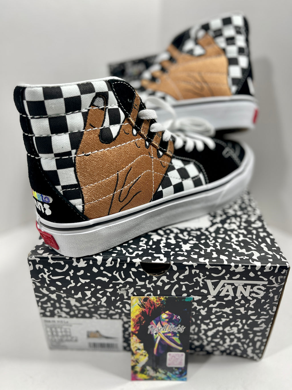 NEW SIZE 8 MENS - VANS VAULT UA SK8-HI VR3 LX "IMRAN POTATO CHECKERBOARD" 2022