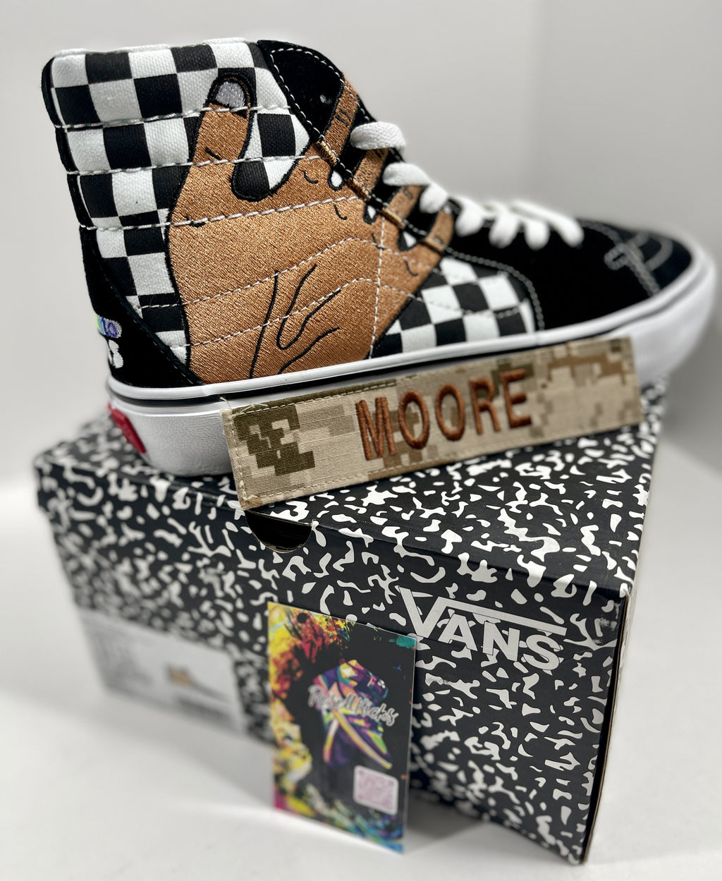 NEW SIZE 8 MENS - VANS VAULT UA SK8-HI VR3 LX "IMRAN POTATO CHECKERBOARD" 2022