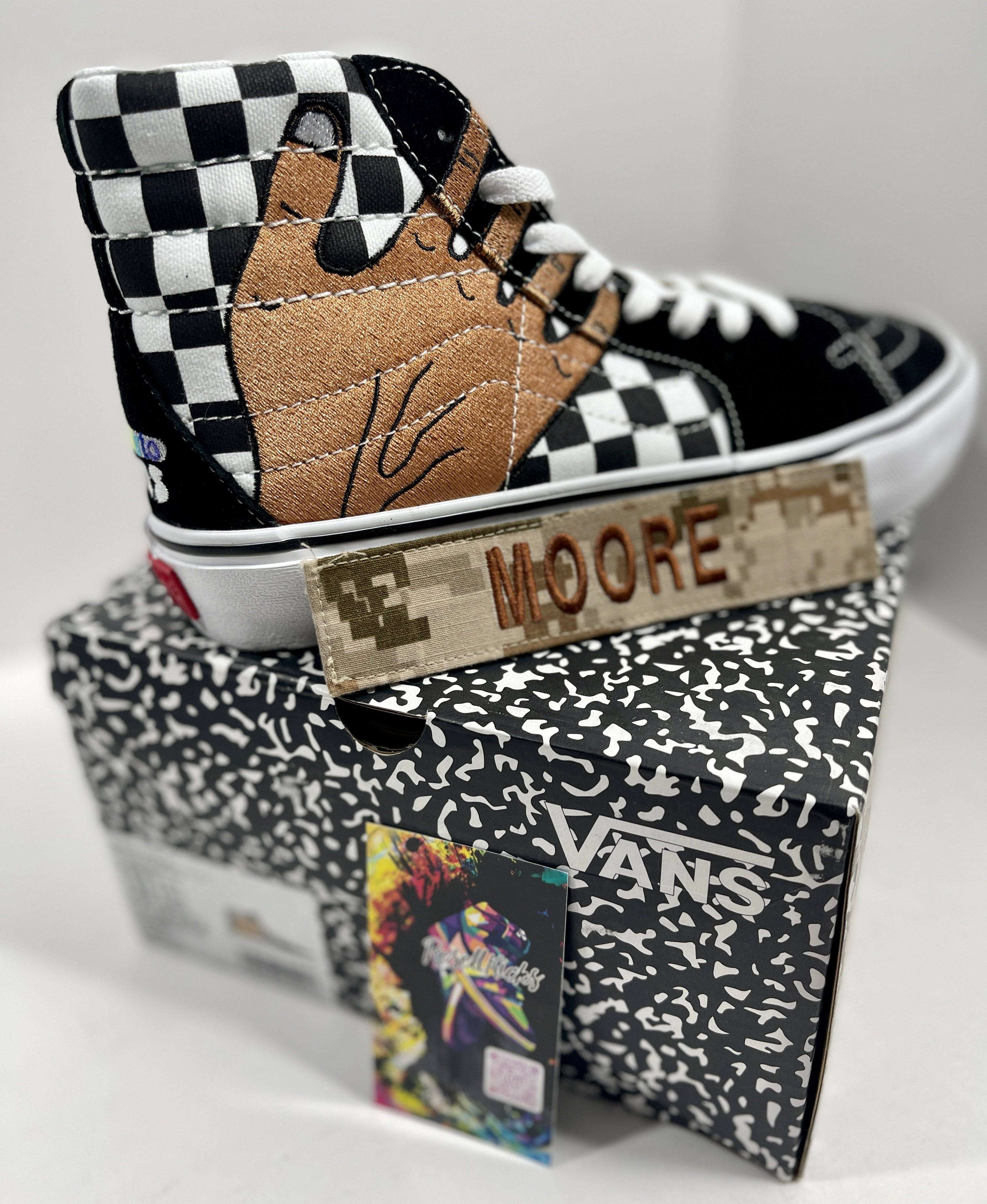 NEW SIZE 8 MENS - VANS VAULT UA SK8-HI VR3 LX "IMRAN POTATO CHECKERBOARD" 2022