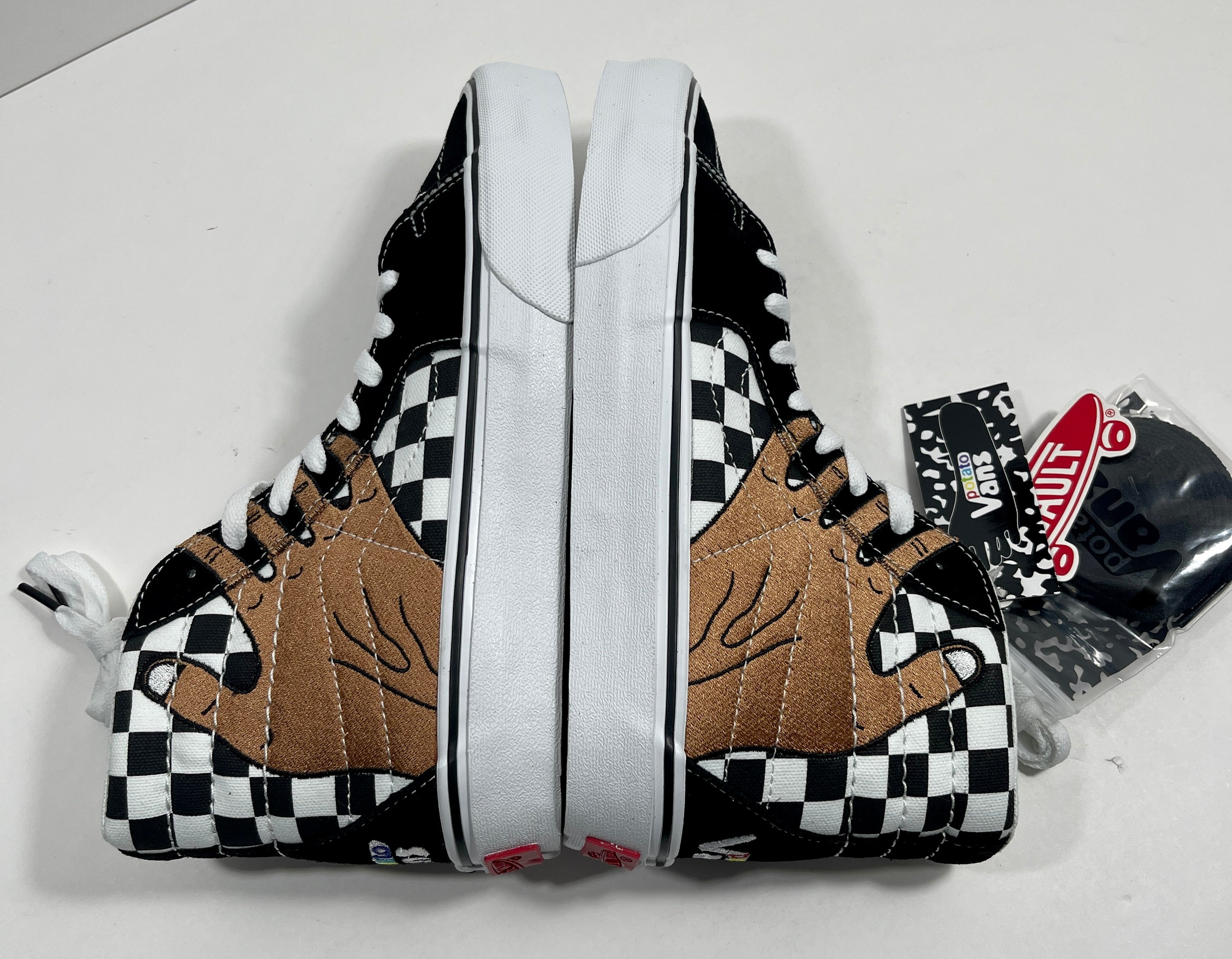 NEW SIZE 8 MENS - VANS VAULT UA SK8-HI VR3 LX "IMRAN POTATO CHECKERBOARD" 2022
