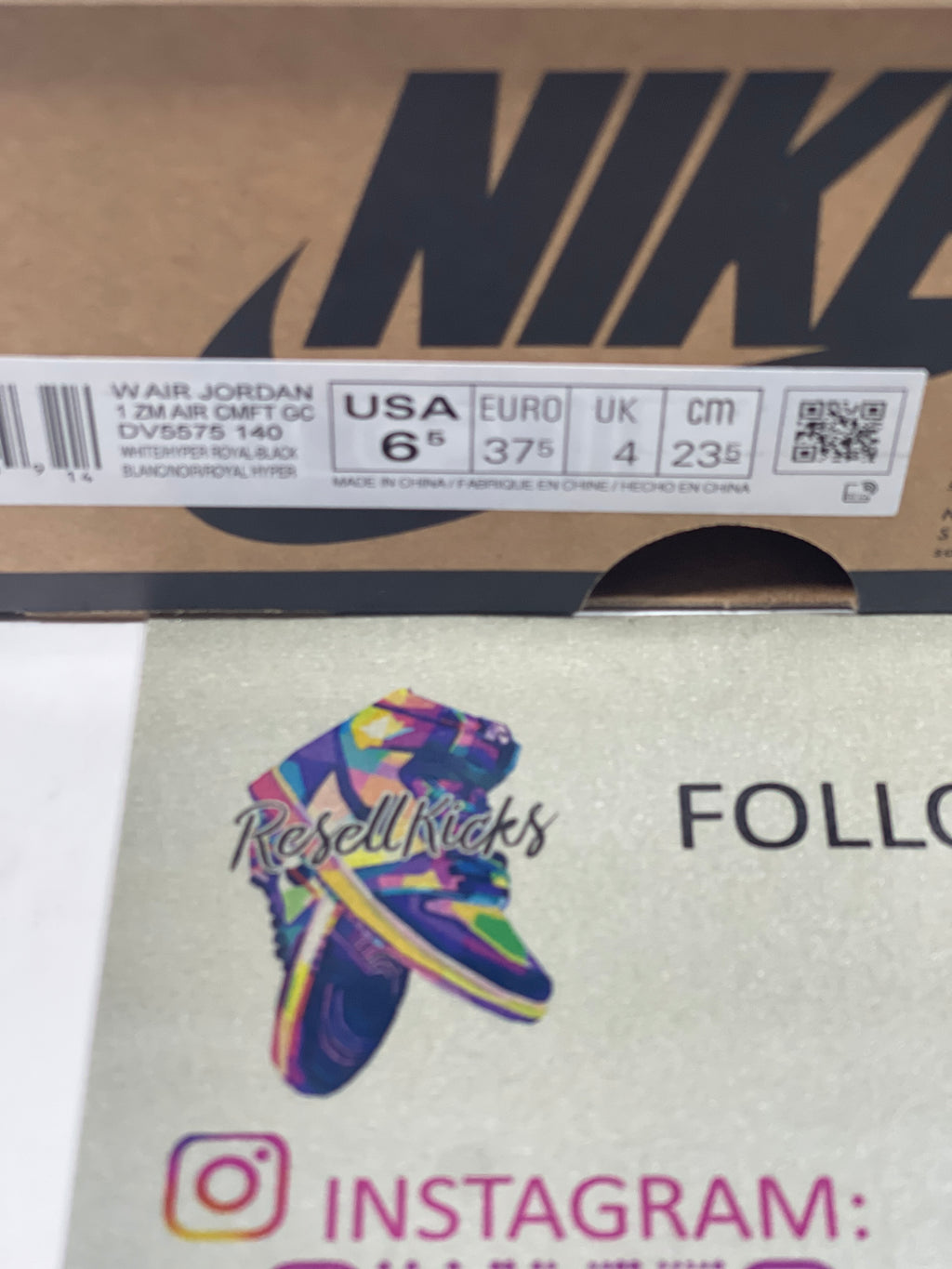 NEW SIZE 6.5 WOMENS - AIR JORDAN 1 HIGH ZOOM COMFORT "25 YEARS IN CHINA" 2022