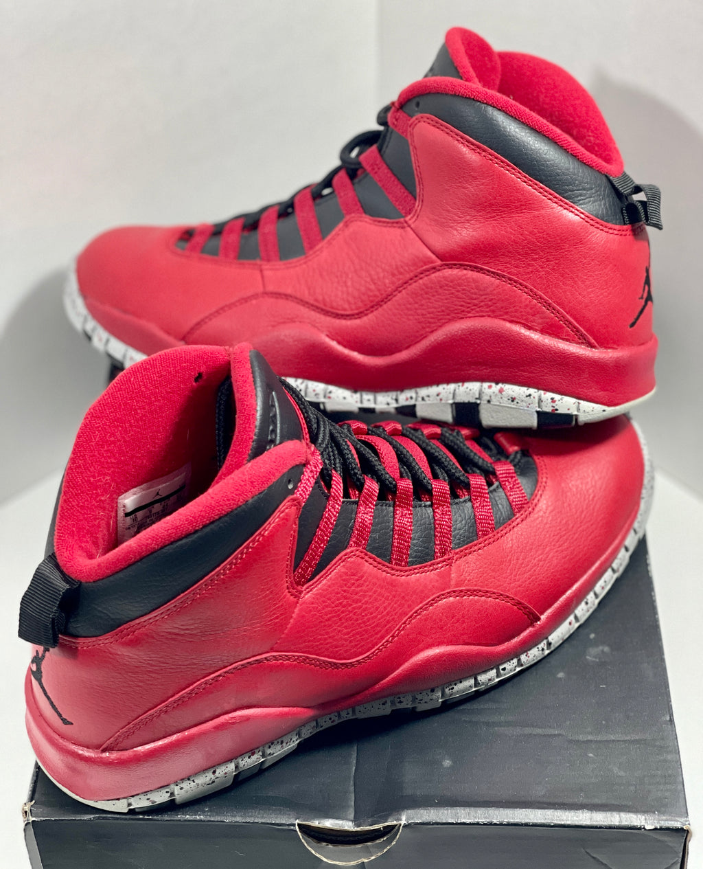 USED SIZE 10 MENS - AIR JORDAN 10 RETRO "BULLS OVER BROADWAY" 2015
