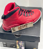 USED SIZE 10 MENS - AIR JORDAN 10 RETRO "BULLS OVER BROADWAY" 2015