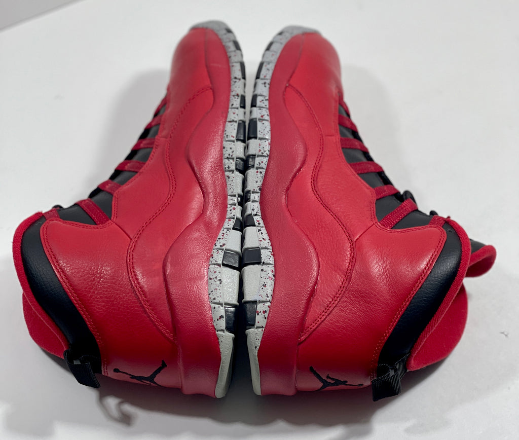 USED SIZE 10 MENS - AIR JORDAN 10 RETRO "BULLS OVER BROADWAY" 2015