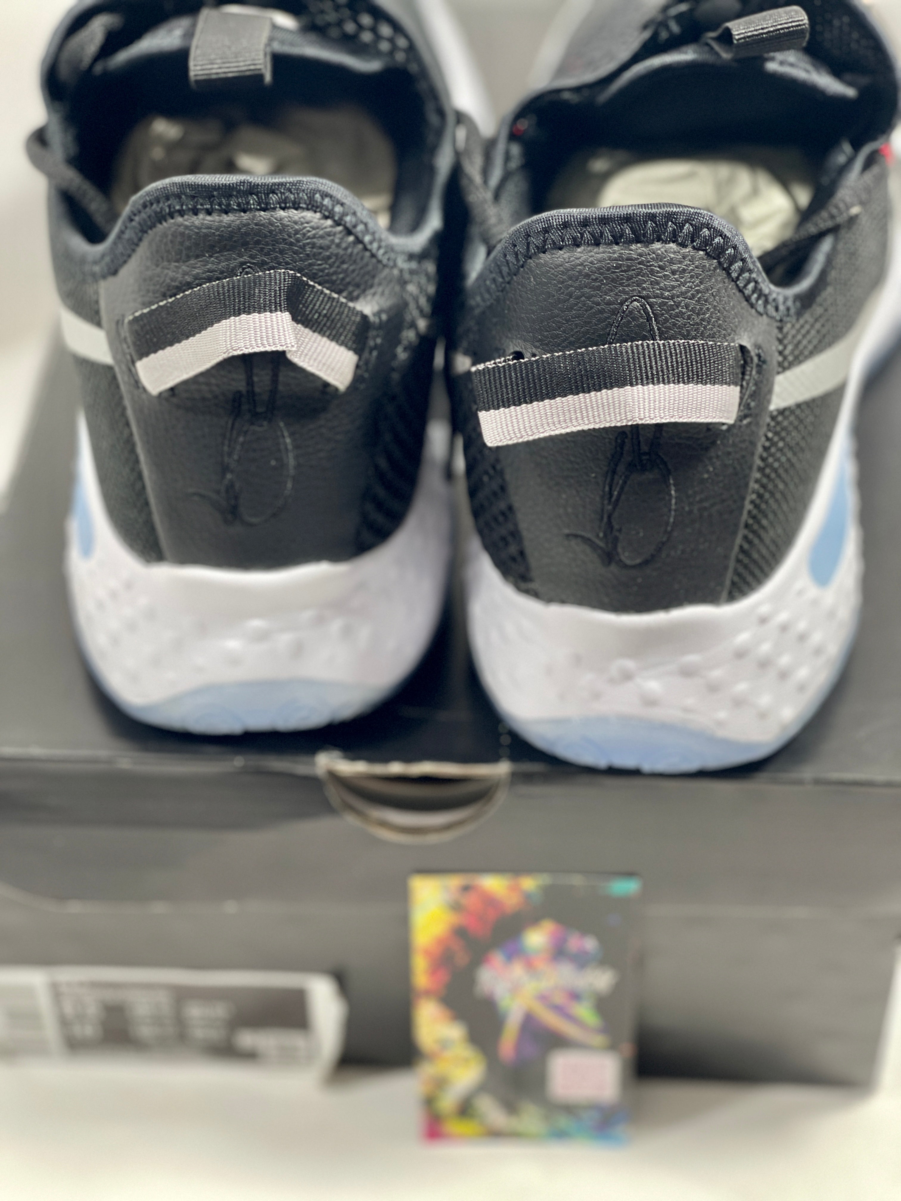 NEW SIZE 8.5 MENS - NIKE PAUL GEORGE 4 "BLACK LIGHT SMOKE GREY" 2020