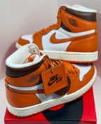 NEW SIZE 9.5 WOMENS - AIR JORDAN 1 RETRO HIGH OG "STARFISH" 2022