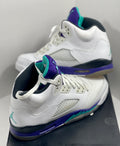 USED SIZE 6.5 YOUTH - AIR JORDAN 5 RETRO "GRAPE" 2013 (GS)