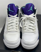 USED SIZE 6.5 YOUTH - AIR JORDAN 5 RETRO "GRAPE" 2013 (GS)