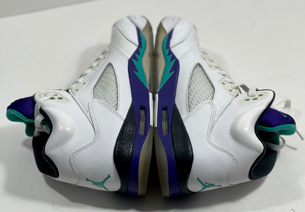 USED SIZE 6.5 YOUTH - AIR JORDAN 5 RETRO "GRAPE" 2013 (GS)
