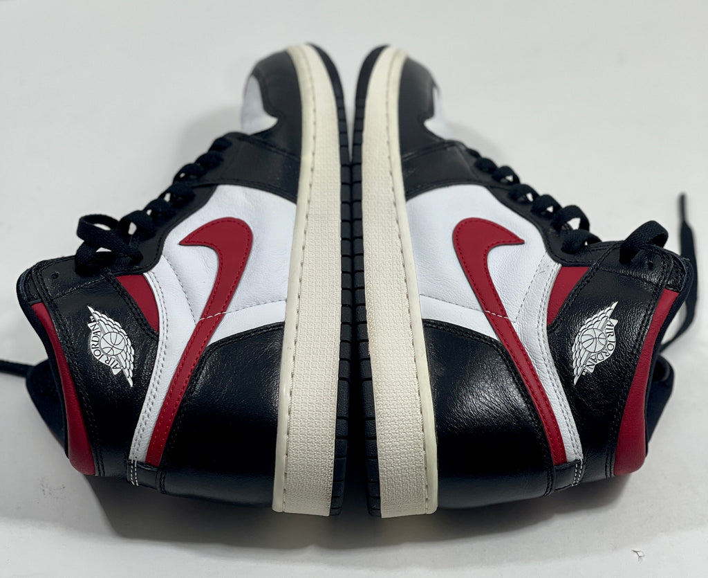 USED SIZE 6.5 YOUTH - AIR JORDAN 1 RETRO HIGH "BLACK GYM RED" 2019 (GS)