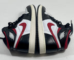 USED SIZE 6.5 YOUTH - AIR JORDAN 1 RETRO HIGH "BLACK GYM RED" 2019 (GS)