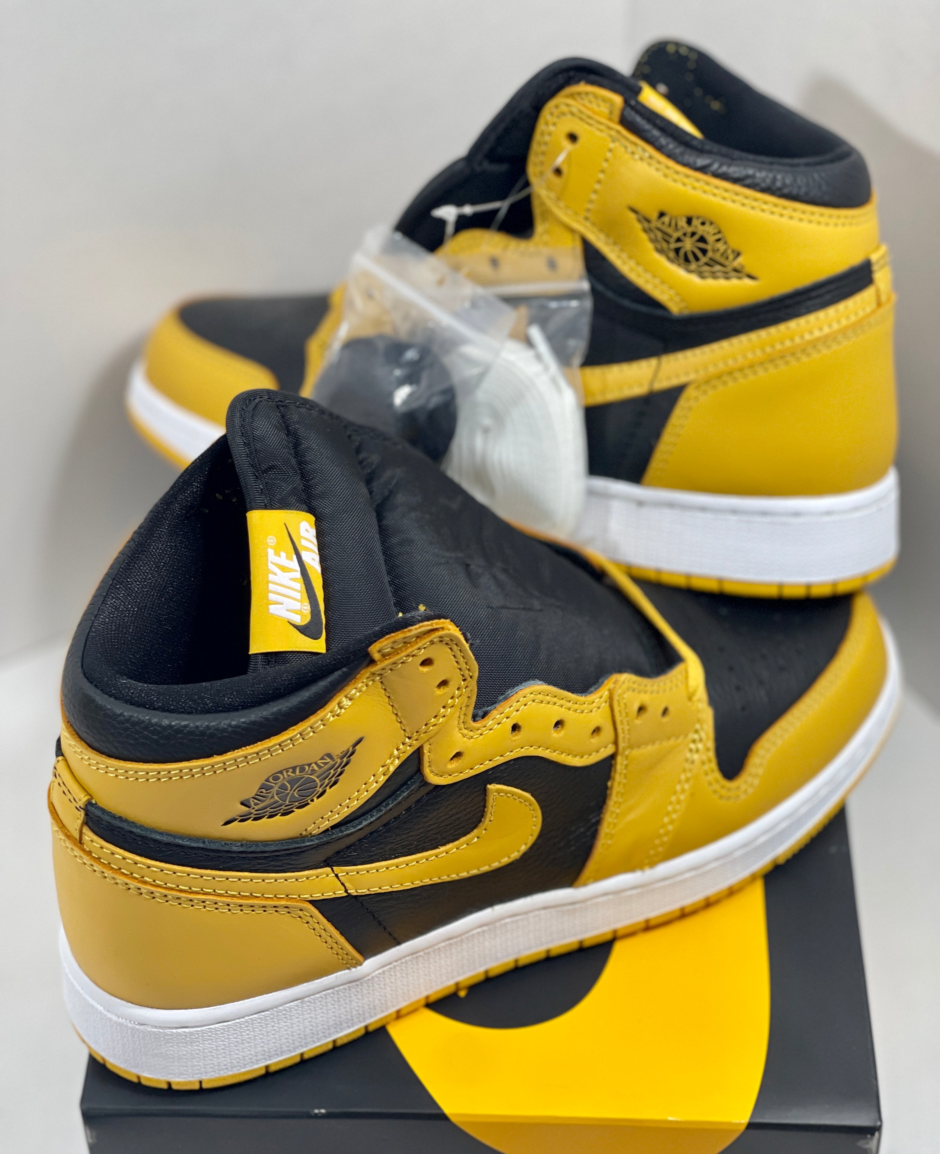 NEW SIZE 6.5 YOUTH - AIR JORDAN 1 RETRO HIGH OG "POLLEN" 2021 (GS)