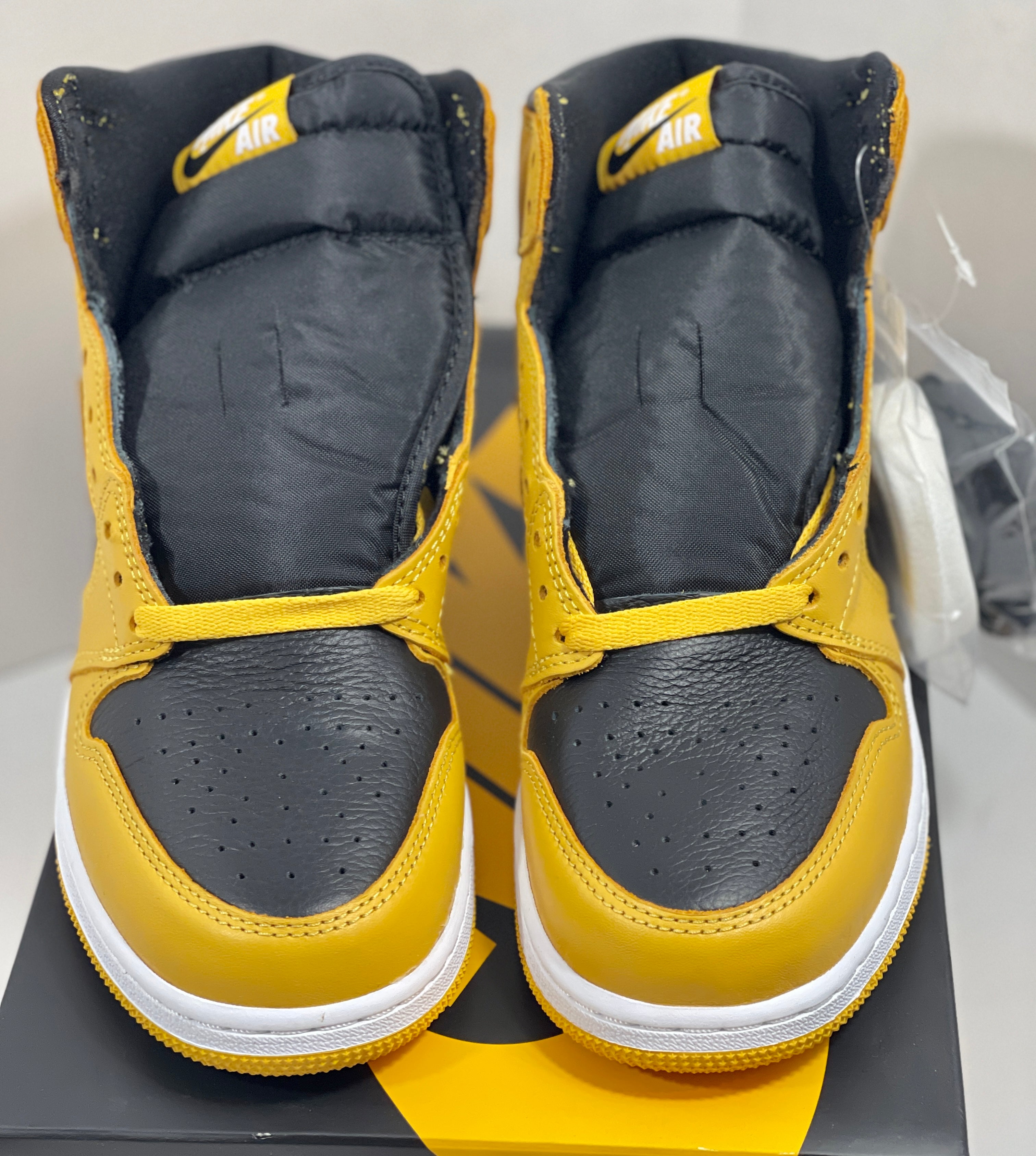 NEW SIZE 6.5 YOUTH - AIR JORDAN 1 RETRO HIGH OG "POLLEN" 2021 (GS)