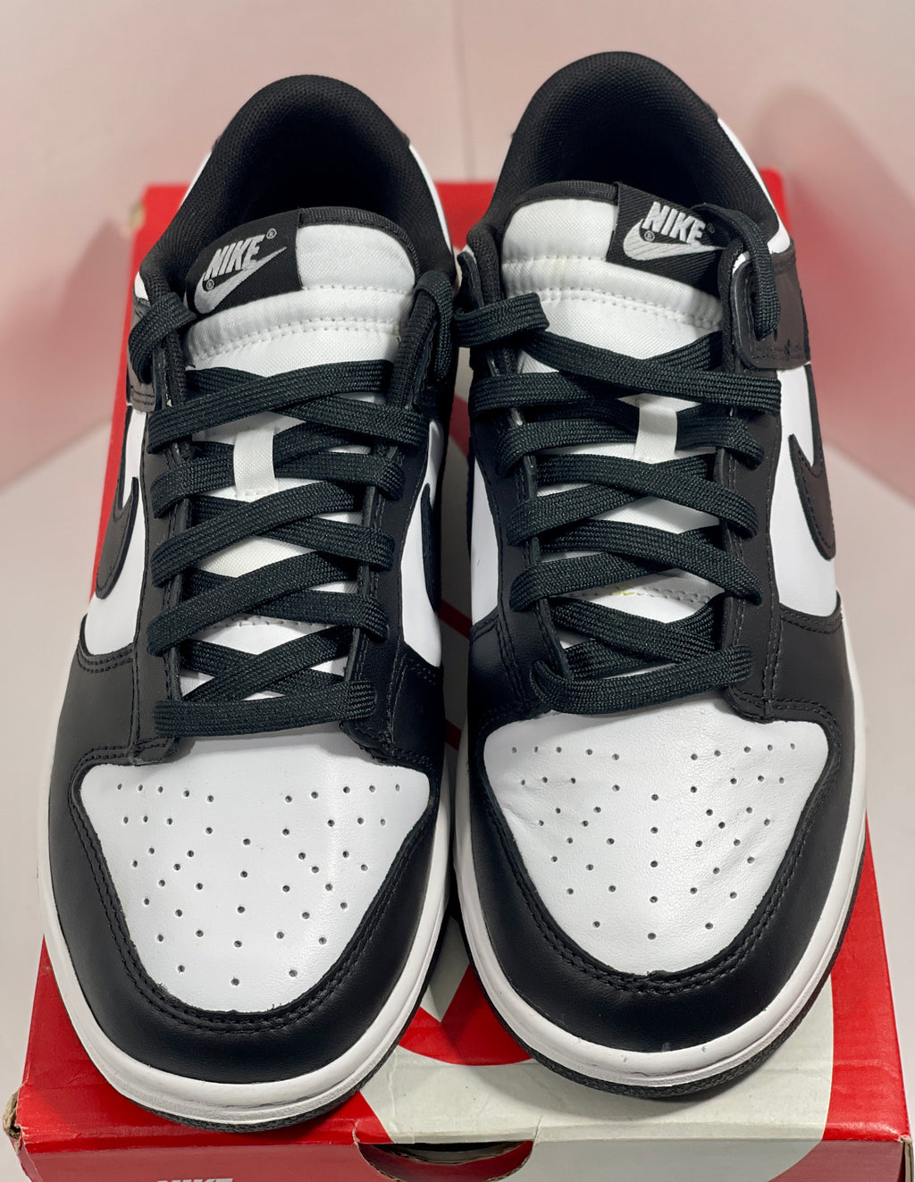 NEW SIZE 8.5 MENS - NIKE DUNK LOW RETRO "WHITE BLACK PANDA" 2021