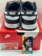 NEW SIZE 8.5 MENS - NIKE DUNK LOW RETRO "WHITE BLACK PANDA" 2021