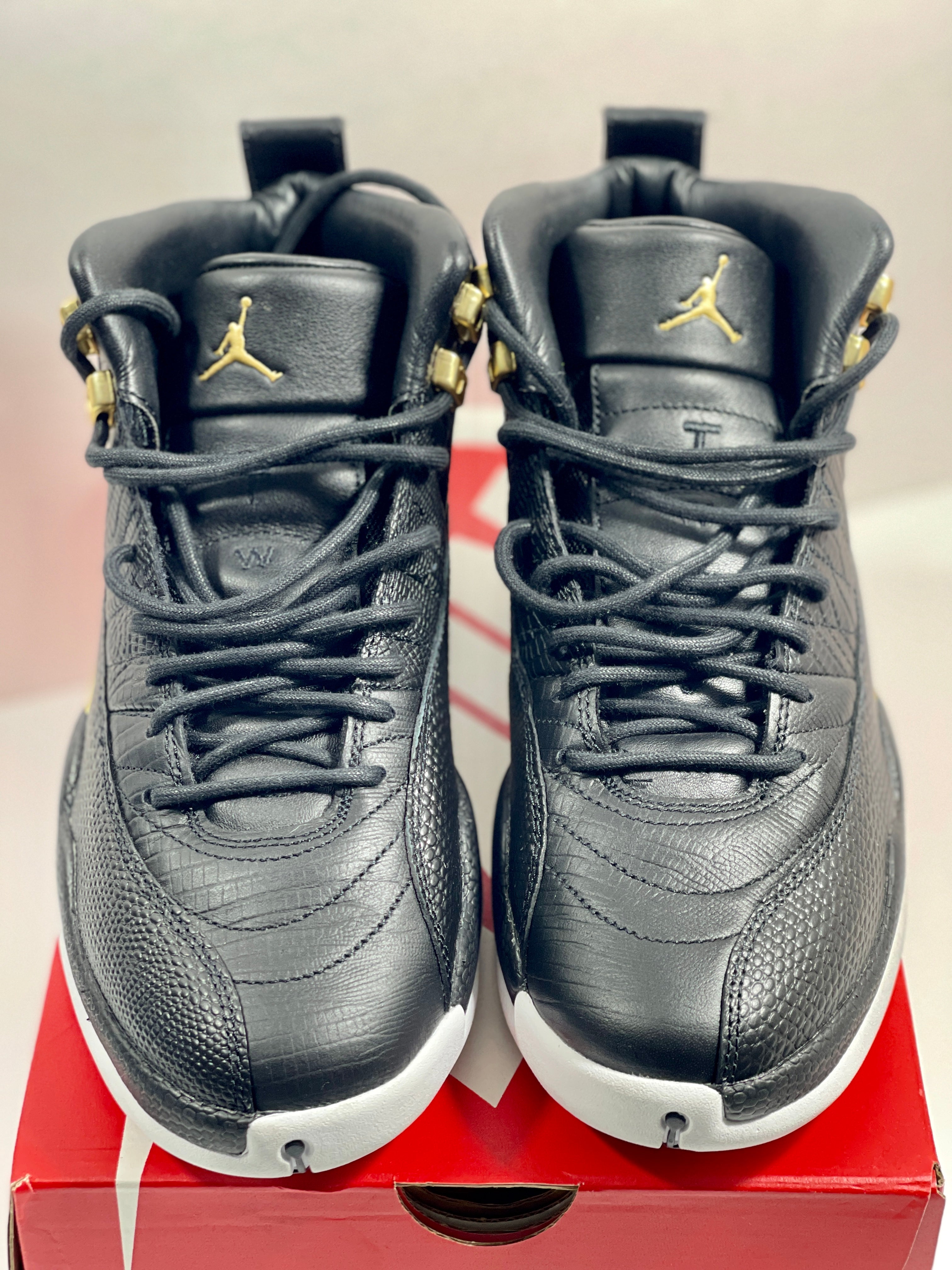 USED SIZE 8 WOMENS - AIR JORDAN 12 RETRO "REPTILE" 2019