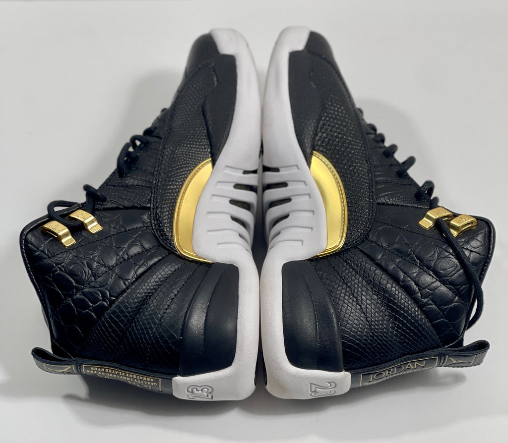 USED SIZE 8 WOMENS - AIR JORDAN 12 RETRO "REPTILE" 2019