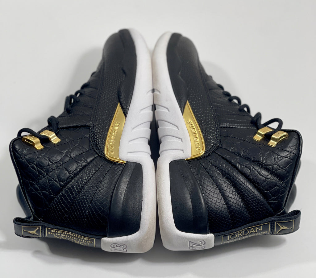 USED SIZE 8 WOMENS - AIR JORDAN 12 RETRO "REPTILE" 2019