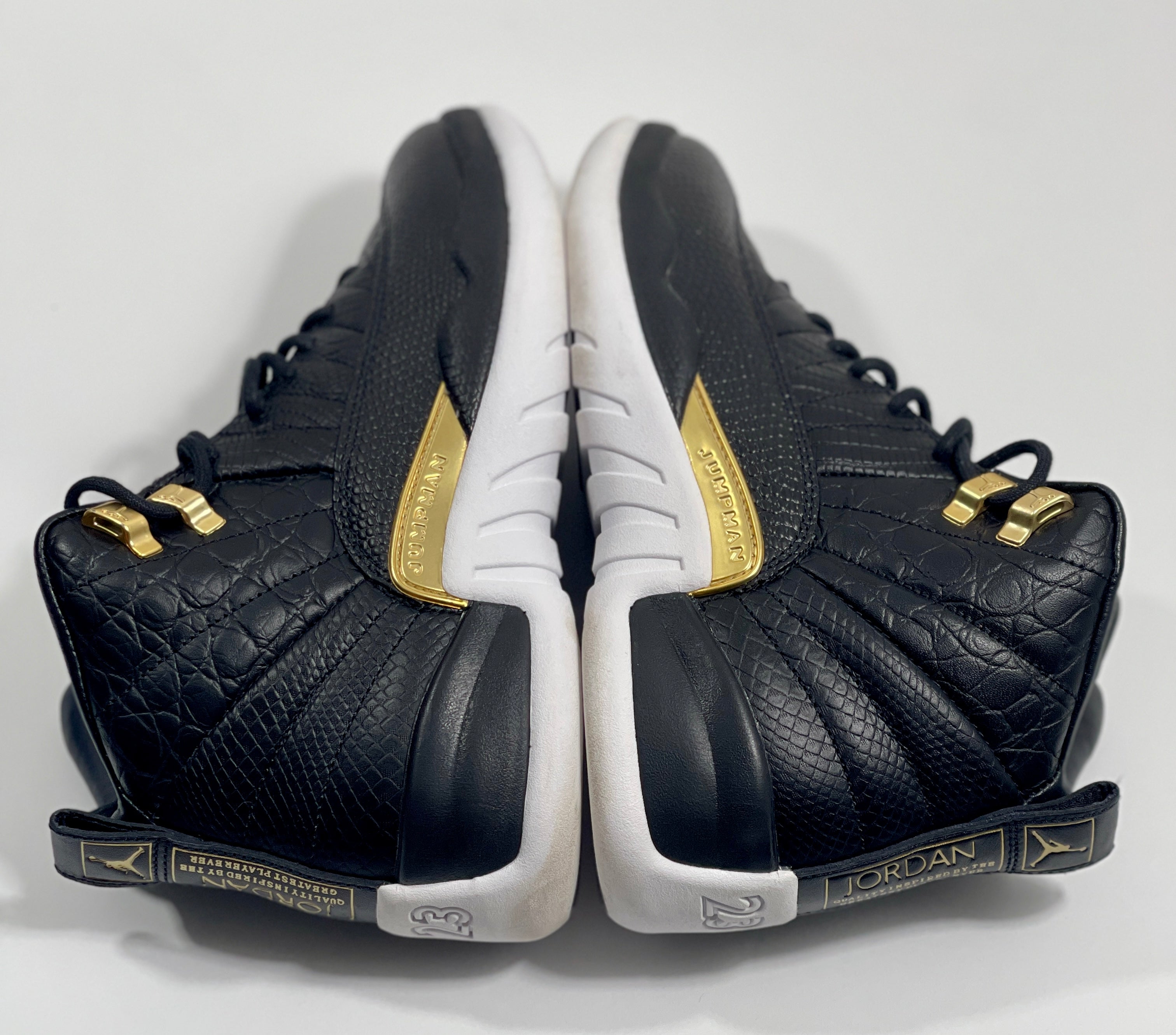 USED SIZE 8 WOMENS - AIR JORDAN 12 RETRO "REPTILE" 2019