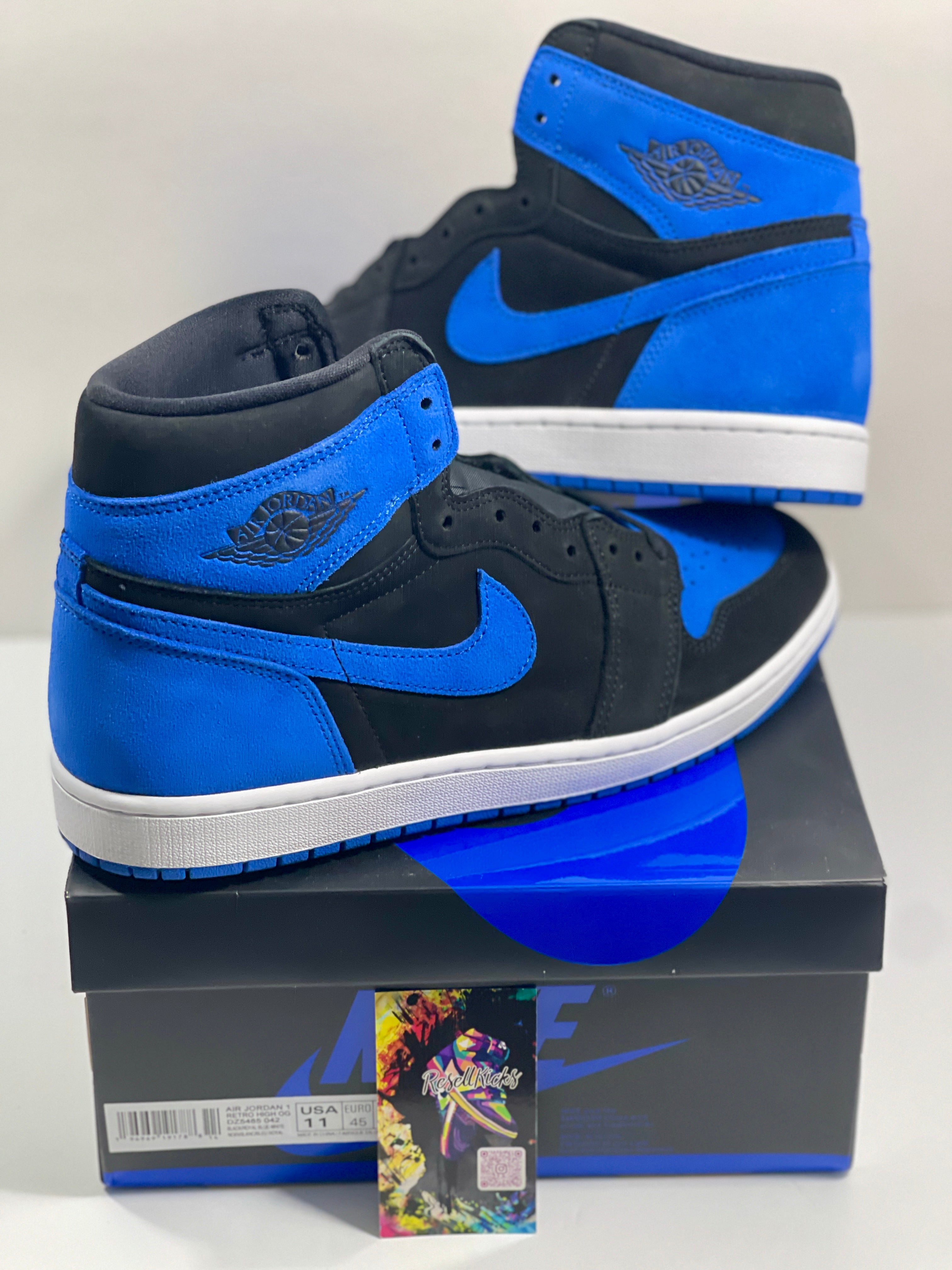 NEW SIZE 11 MENS - AIR JORDAN 1 RETRO HIGH OG "ROYAL REIMAGINED" 2023