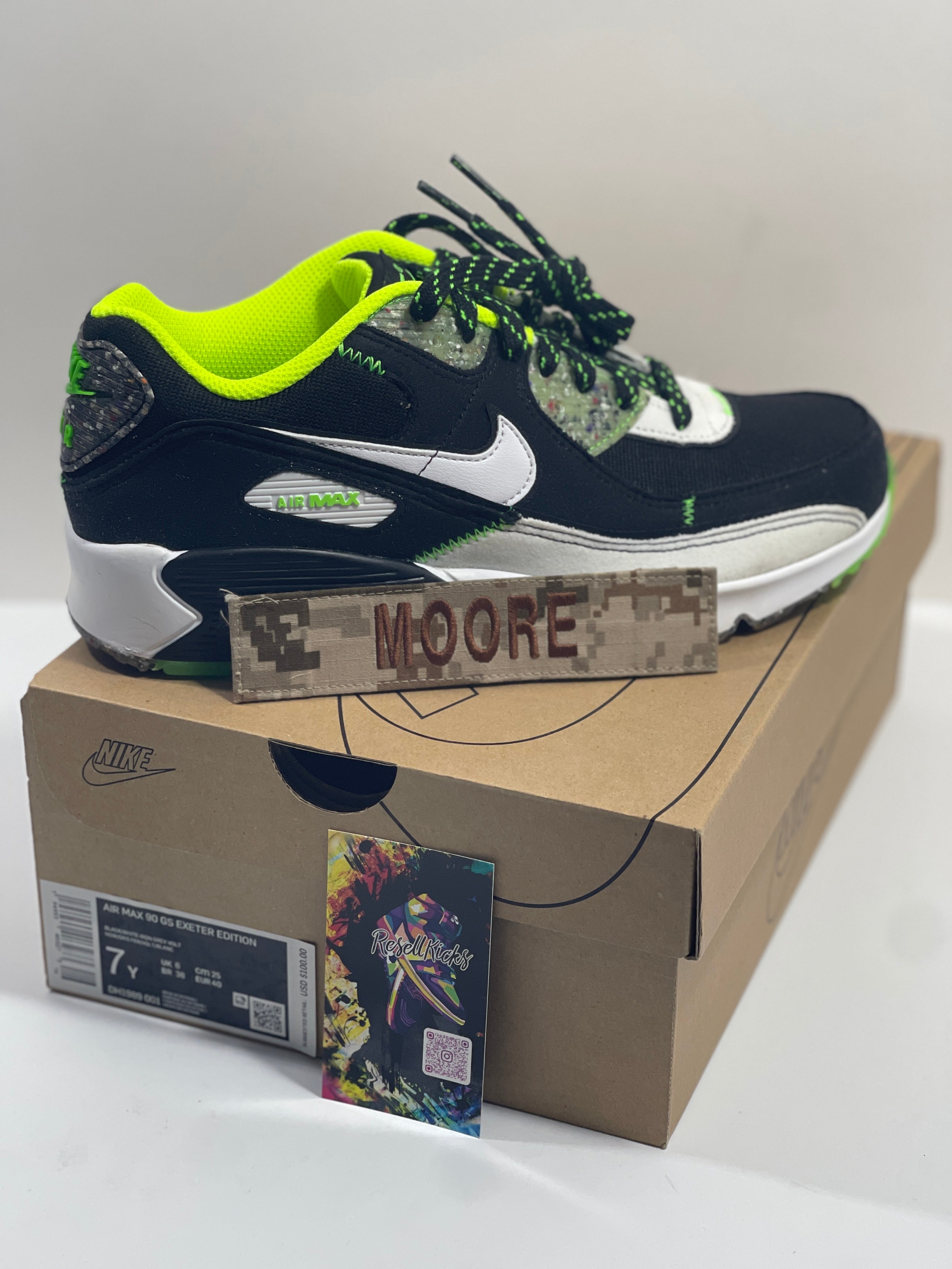 NEW SIZE 7 YOUTH - NIKE AIR MAX 90 "EXETER EDITION" (GS) 2021