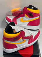 NEW SIZE 9.5 MENS - AIR JORDAN 1 RETRO HIGH OG "LIGHT FUSION RED" 2021