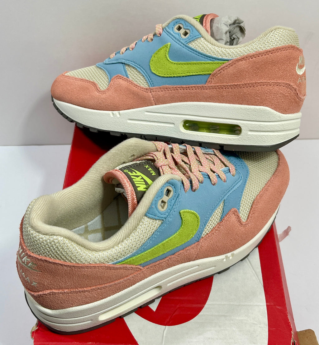 NEW SIZE 7 MENS - NIKE AIR MAX 1 "LIGHT MATTER ROOT WORN BLUE" 2022