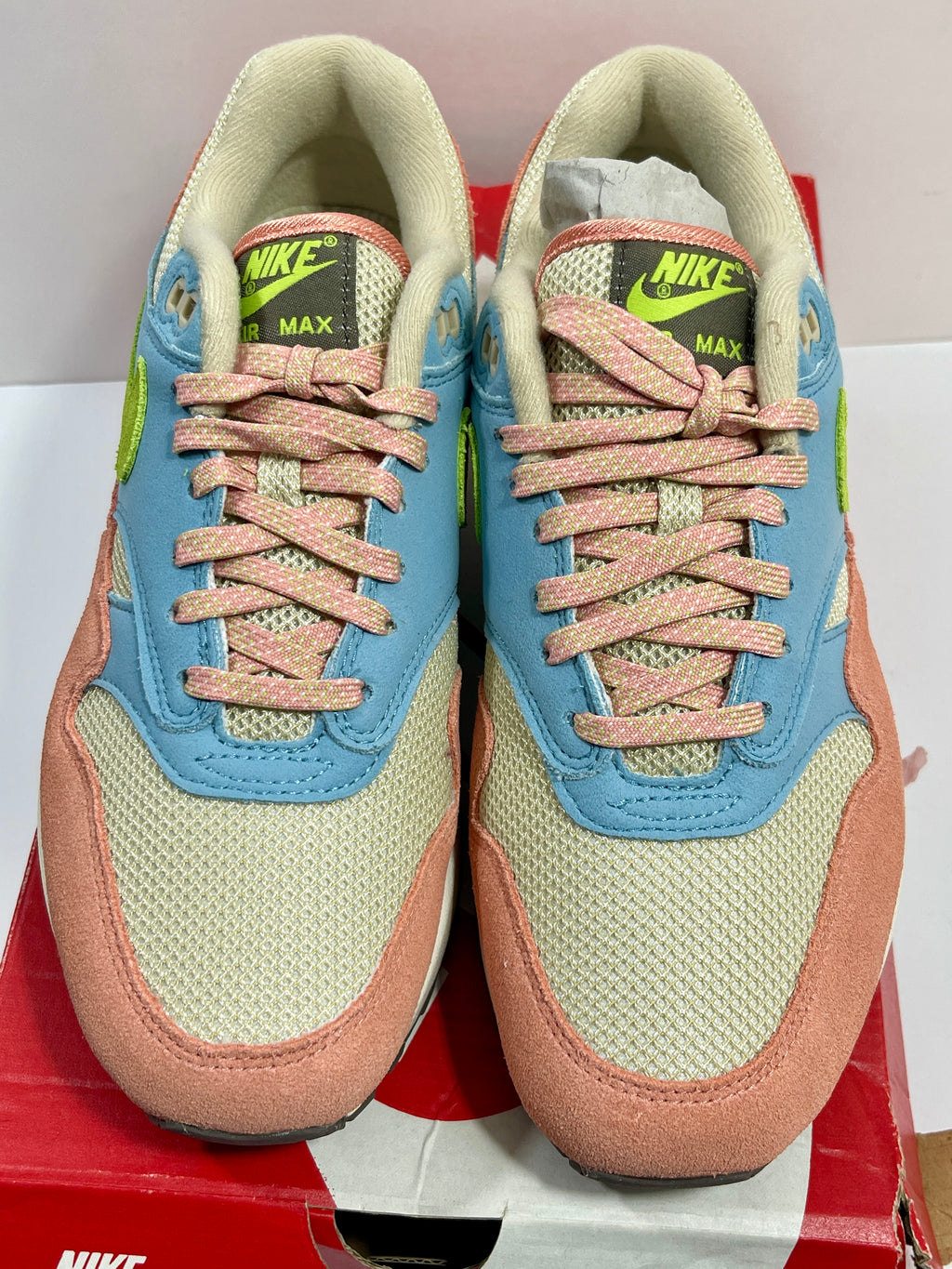 NEW SIZE 7 MENS - NIKE AIR MAX 1 "LIGHT MATTER ROOT WORN BLUE" 2022