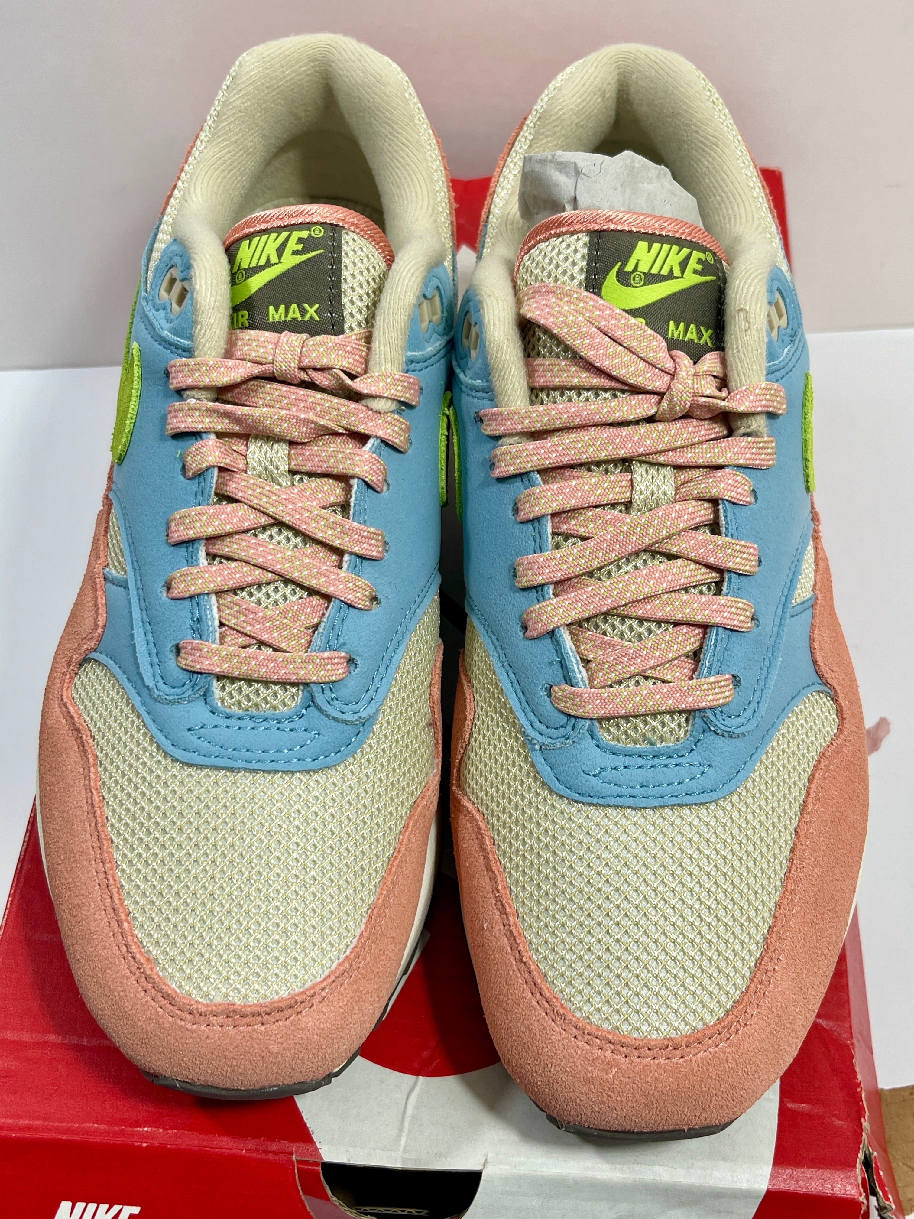 NEW SIZE 7 MENS - NIKE AIR MAX 1 "LIGHT MATTER ROOT WORN BLUE" 2022