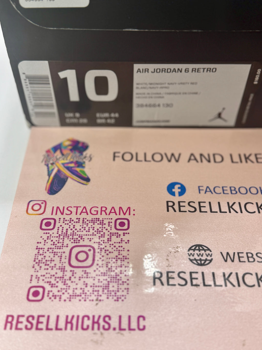 USED SIZE 10 MENS - AIR JORDAN 6 RETRO "OLYMPIC LONDON" 2012