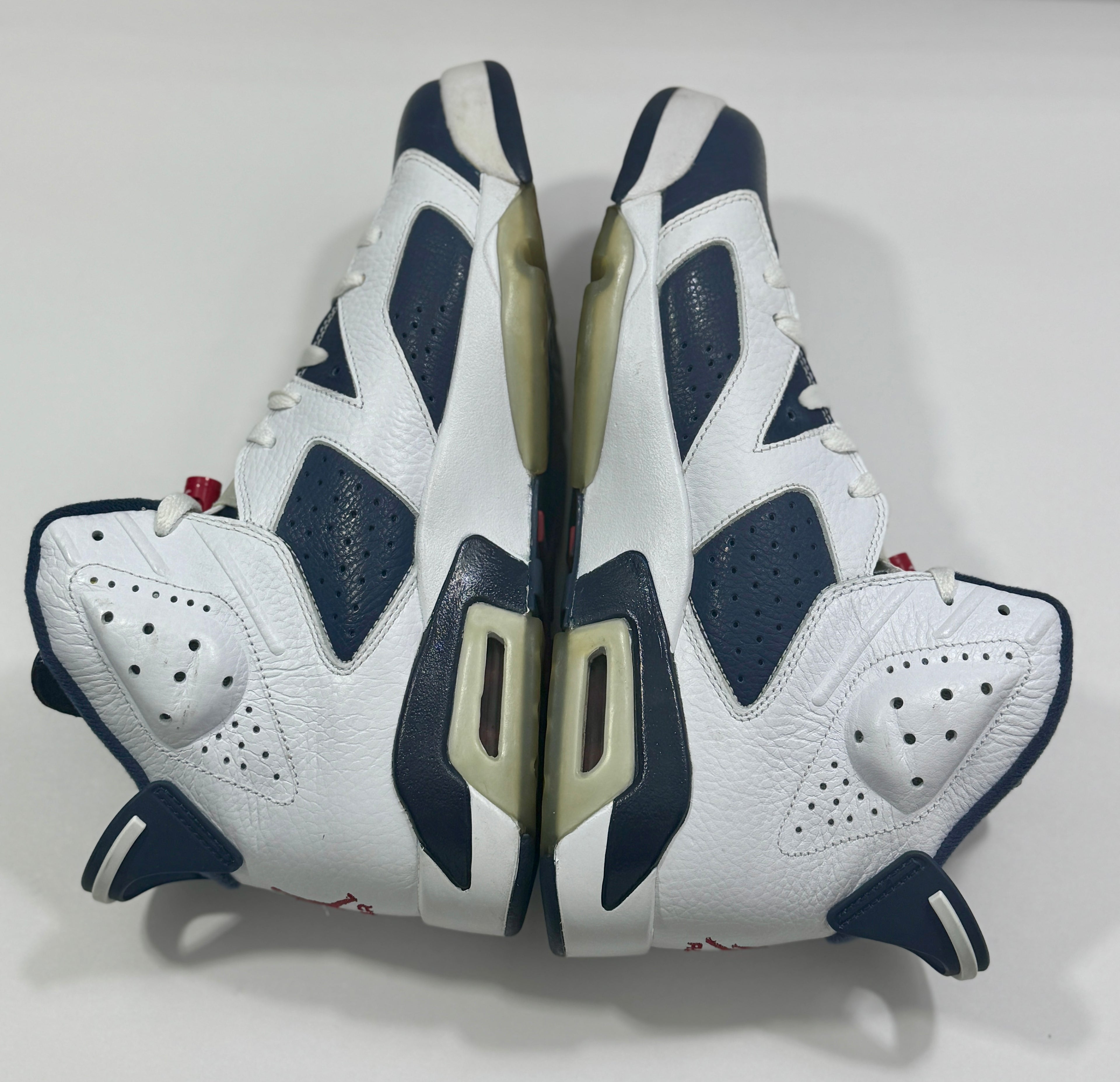 USED SIZE 10 MENS - AIR JORDAN 6 RETRO "OLYMPIC LONDON" 2012