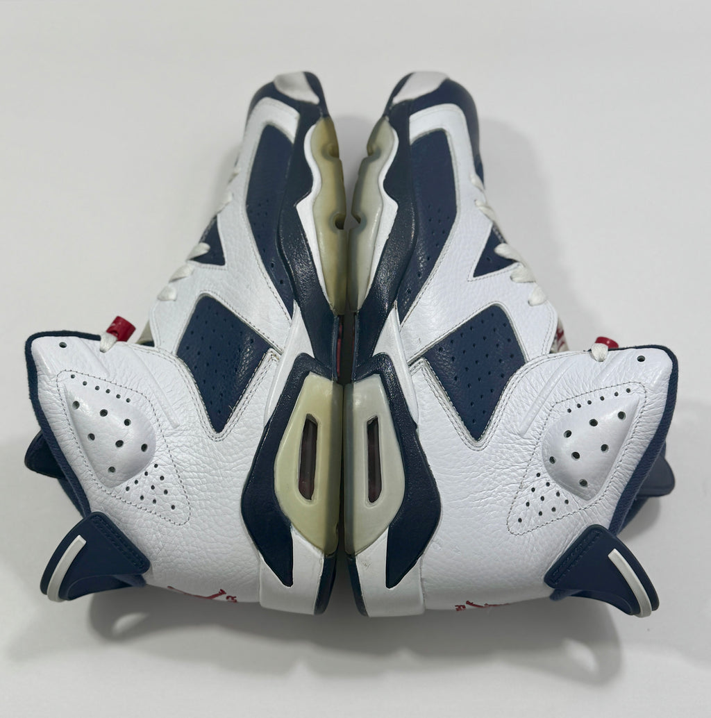 USED SIZE 10 MENS - AIR JORDAN 6 RETRO "OLYMPIC LONDON" 2012