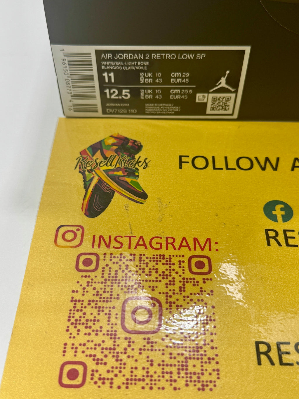NEW SIZE 11 MENS - AIR JORDAN 2 RETRO LOW "SHELFLIFE" 2022