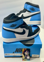 NEW SIZE 12 MENS - AIR JORDAN 1 RETRO HIGH OG "UNC TOE" 2023