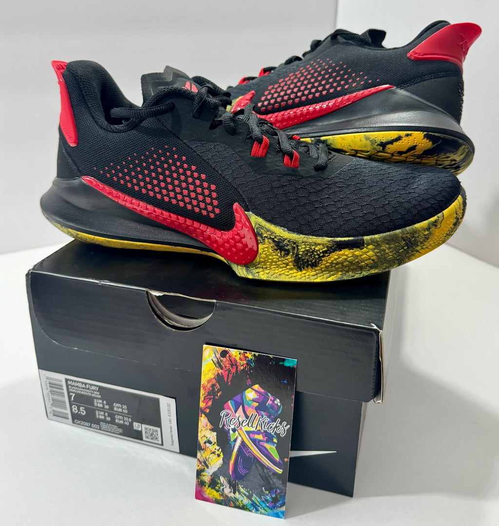 NEW SIZE 7 MENS - NIKE MAMBA FURY "ALTERNATE BRUCE LEE" 2020
