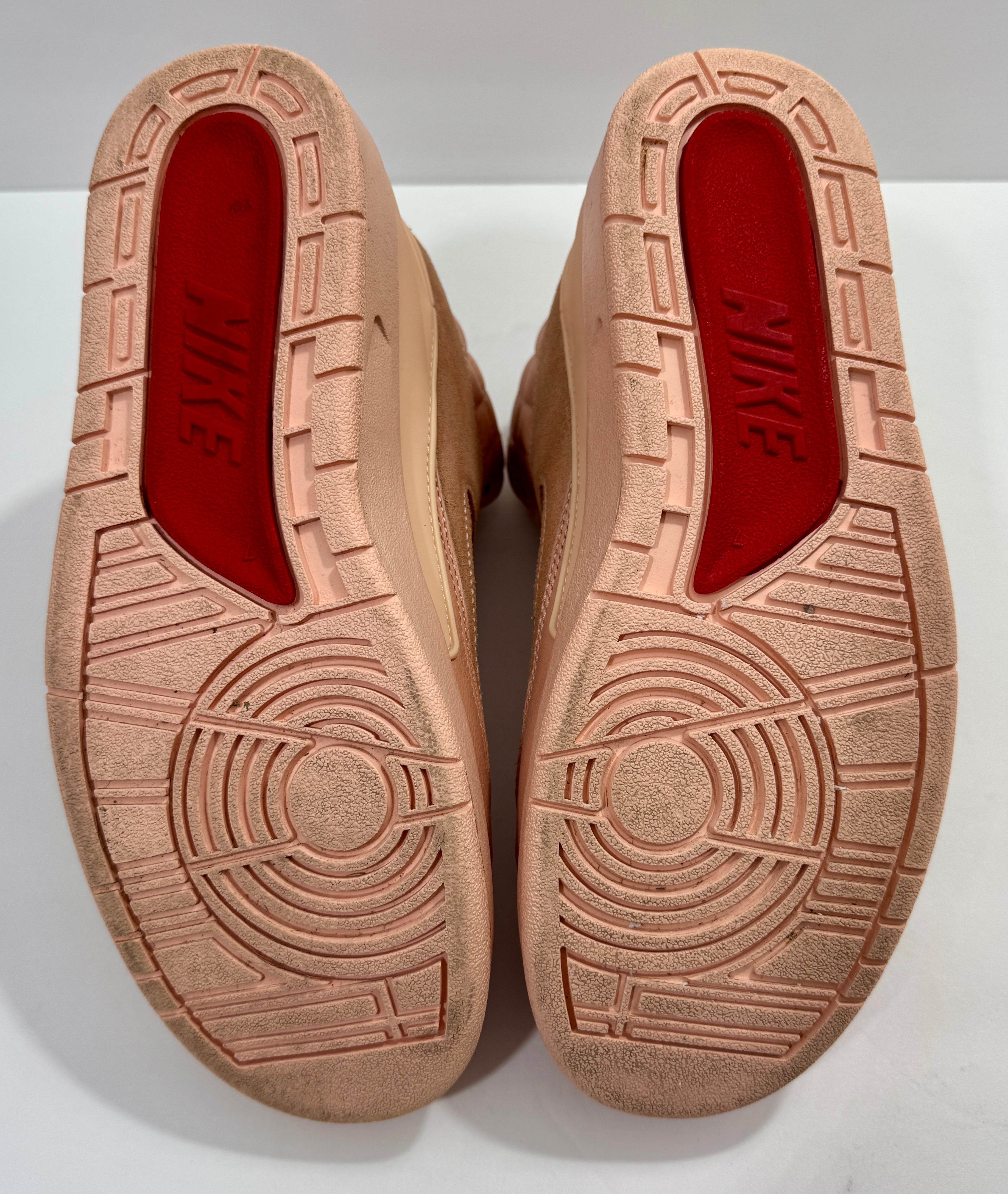 USED SIZE 7 YOUTH - AIR JORDAN 2 RETRO "JUST DON ARTIC ORANGE" 2017