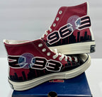 NEW SIZE 9 MENS - CONVERSE CHINATOWN MARKET X CHUCK 70 HIGH "BULLS CHAMPIONSHIP JACKET"