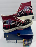 NEW SIZE 9 MENS - CONVERSE CHINATOWN MARKET X CHUCK 70 HIGH "BULLS CHAMPIONSHIP JACKET"