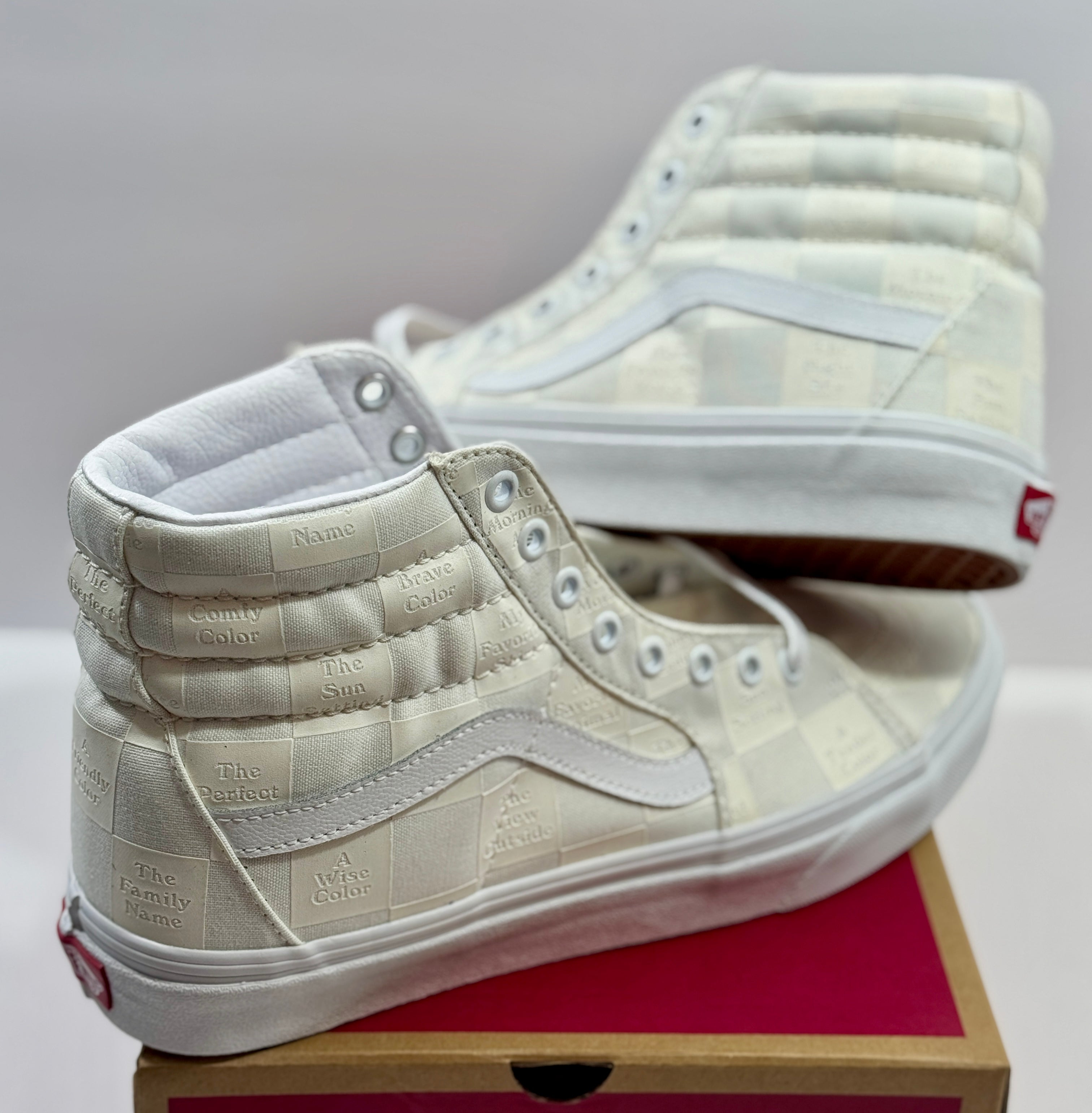 NEW SIZE 9 MENS - VANS SK8-HI "DIY CHECKERBOARD" 2022