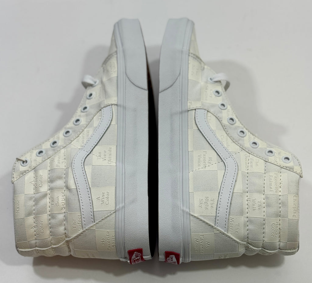 NEW SIZE 9 MENS - VANS SK8-HI "DIY CHECKERBOARD" 2022