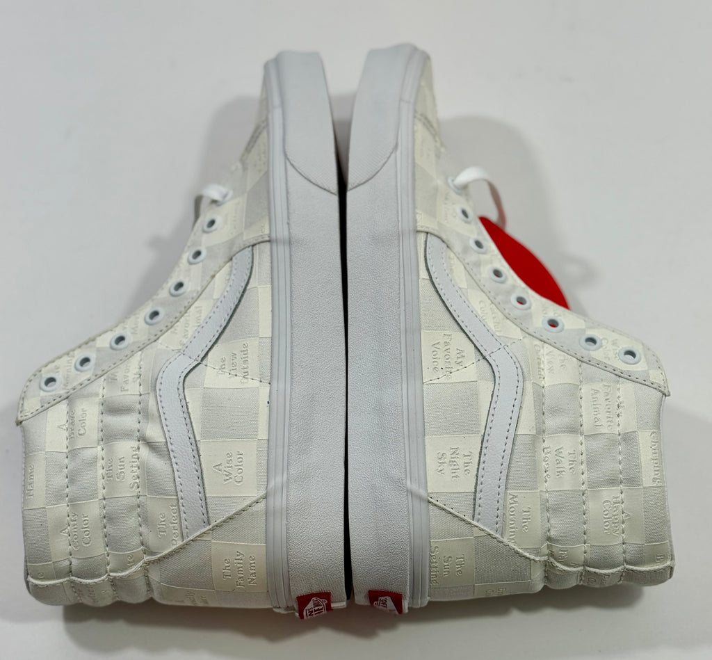 NEW SIZE 9 MENS - VANS SK8-HI "DIY CHECKERBOARD" 2022