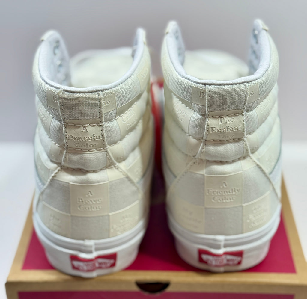 NEW SIZE 9 MENS - VANS SK8-HI "DIY CHECKERBOARD" 2022