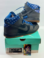 USED SIZE 10 MENS - NIKE DUNK HIGH PREMIUM SB HIGH "CAPTAIN AMERICA" 2014